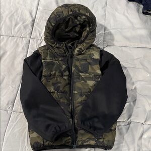 Under Armour Kids Camo Jacket - Black and Green